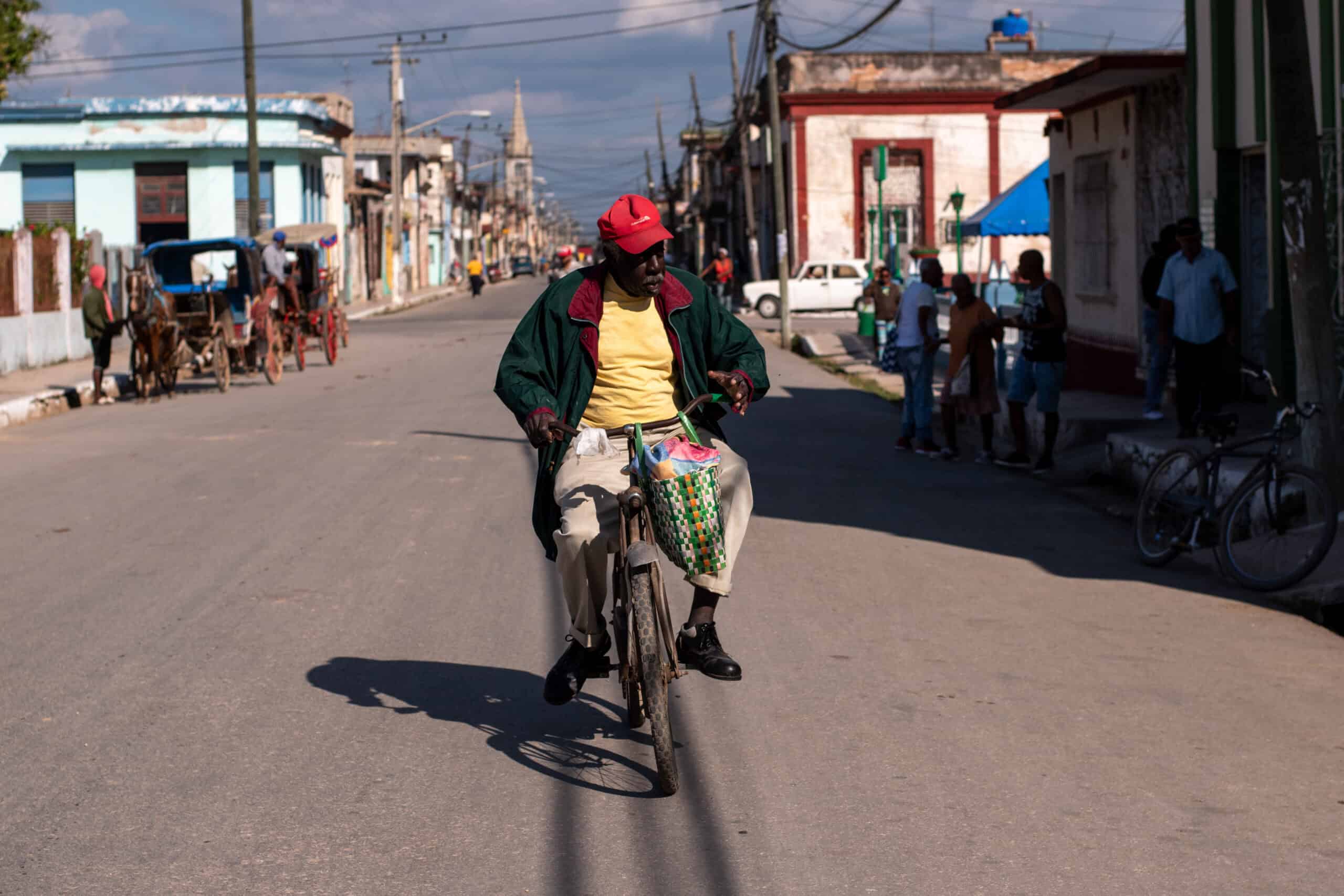 Blackness in the Diaspora - Man on Bike